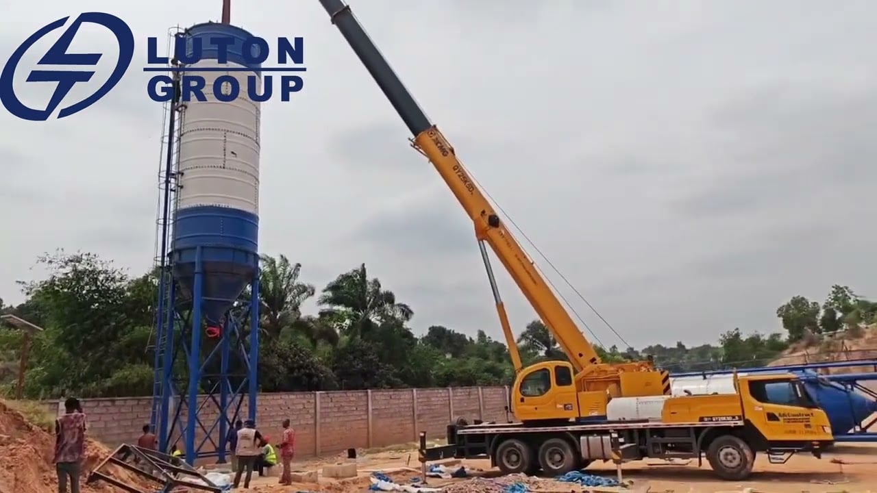 How to assemble Luton cement silo in Congo?