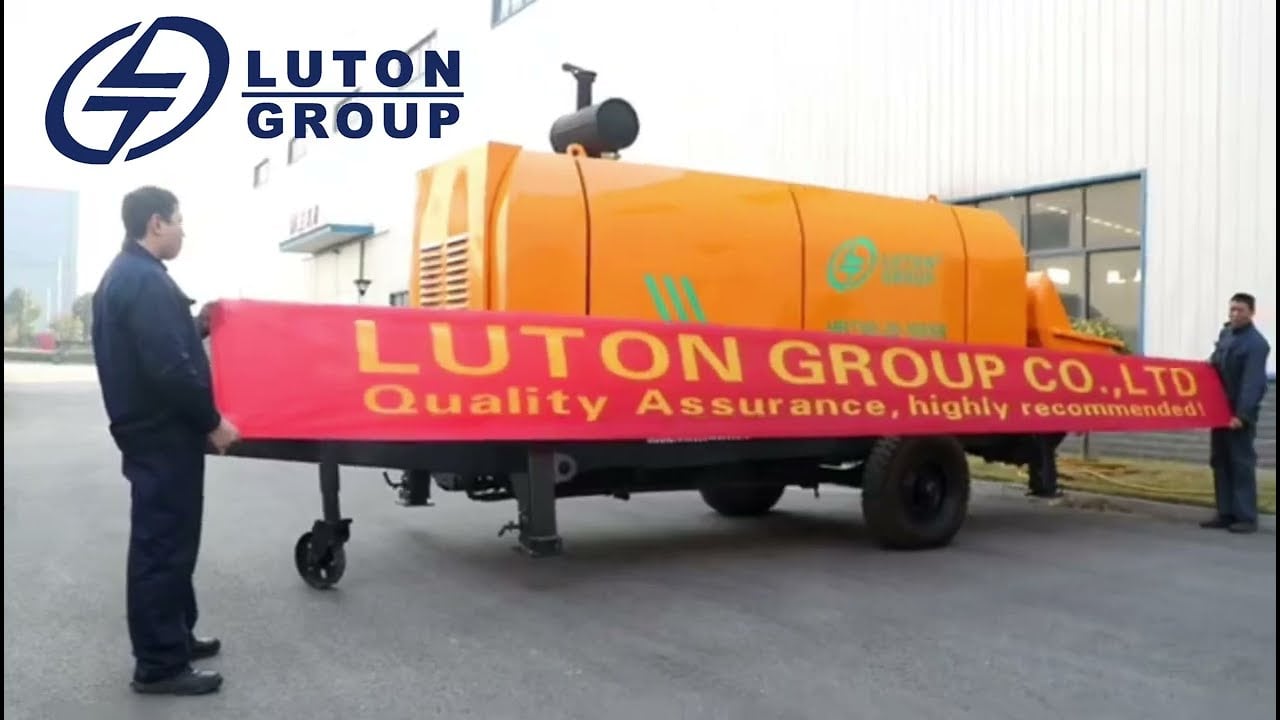 90m³/h concrete pump diesel to Uzbeksitan