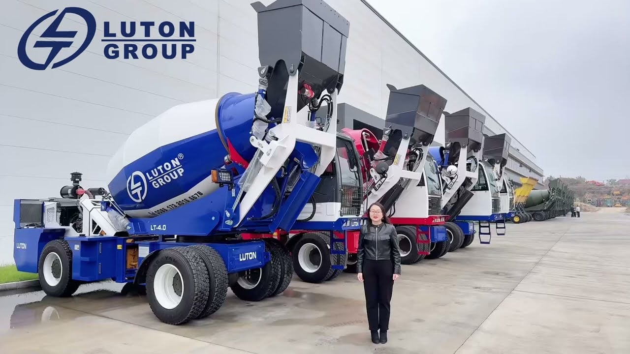 Introduction of Luton self loading="lazy" mixer - designed for all construction projects