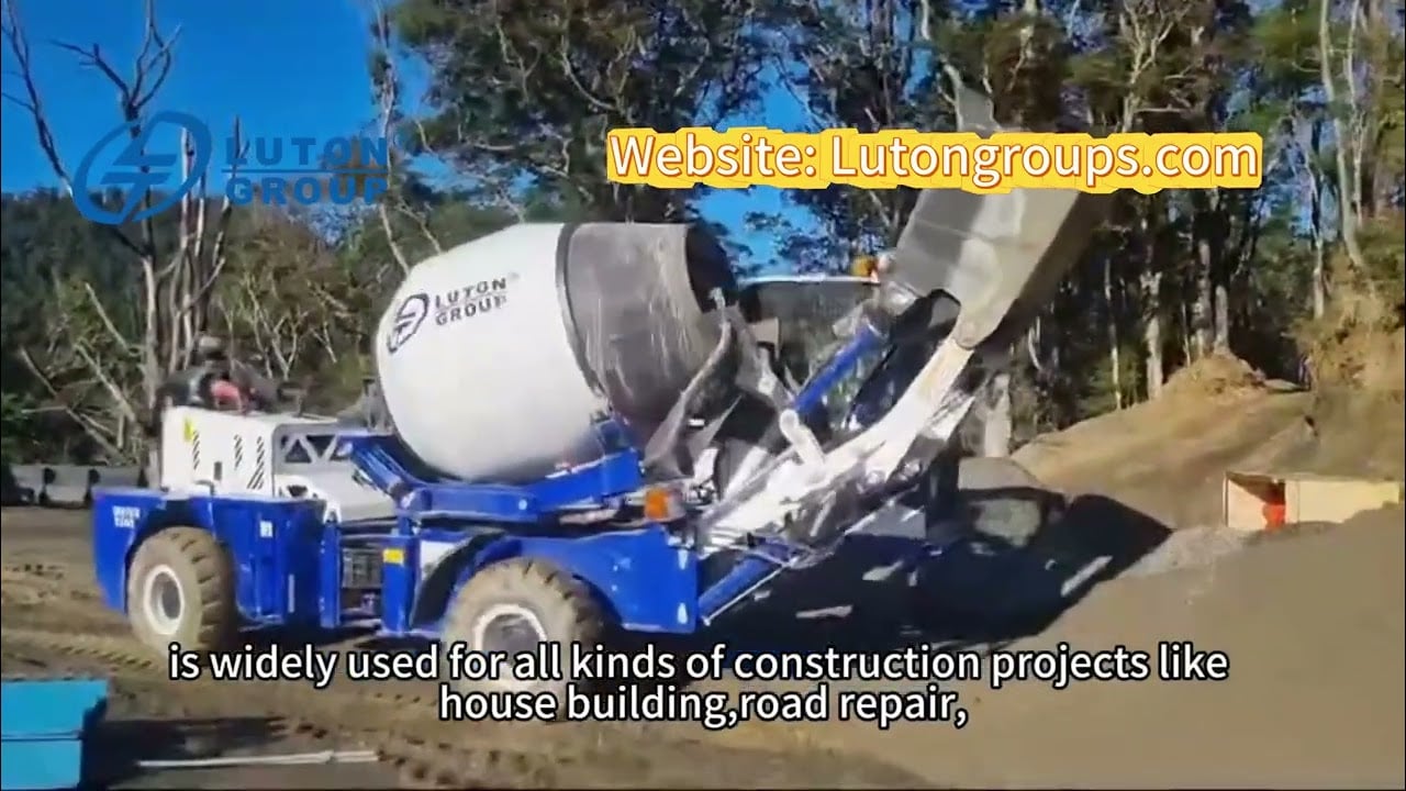 LT3.5 self loading="lazy" concrete mixer send to Australia