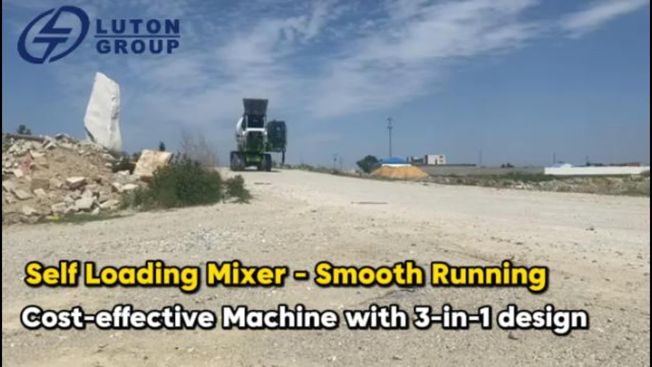 Luton self loading="lazy" mixer with smooth running performance