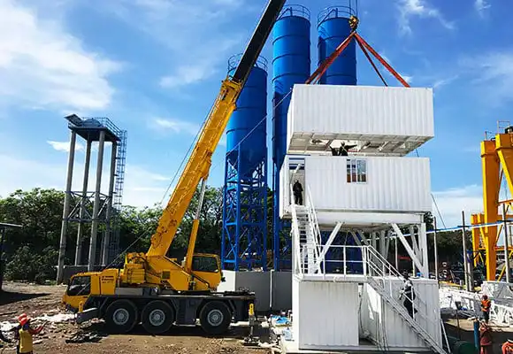 container type concrete plant 400
