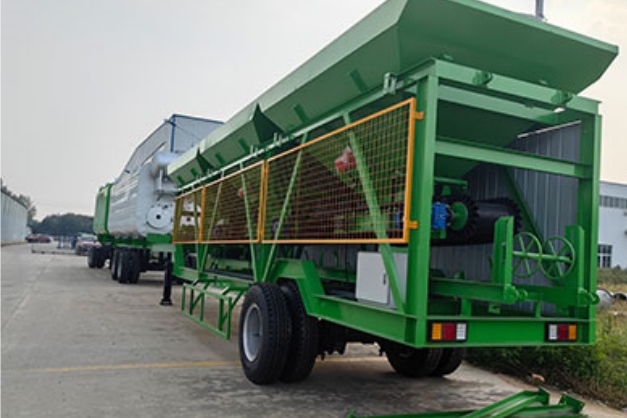mobile asphalt plant construction