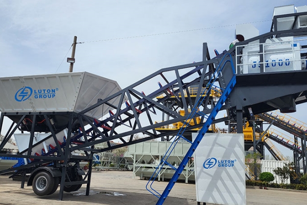 small concrete plant construction